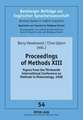 Proceedings of Methods XIII