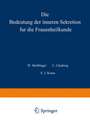 Die Bedeutung der inneren Sekretion für die Frauenheilkunde