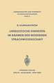 Linguistische Einheiten im Rahmen der modernen Sprachwissenschaft