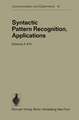 Syntactic Pattern Recognition, Applications