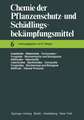 Insektizide · Bakterizide · Oomyceten-Fungizide / Biochemische und biologische Methoden · Naturstoffe / Insecticides · Bactericides · Oomycete Fungicides / Biochemical and Biological Methods · Natural Products