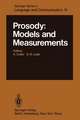 Prosody: Models and Measurements