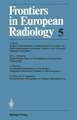 Frontiers in European Radiology