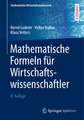 Mathematische Formeln für Wirtschaftswissenschaftler