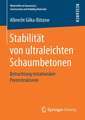 Stabilität von ultraleichten Schaumbetonen: Betrachtung instationärer Porenstrukturen