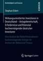 Wirkungsorientiertes Investieren in Deutschland – Anlagebereitschaft, Erfordernisse und Potenzial hochvermögender deutscher Investoren: Eine Analyse der Bedürfnisstrukturen hochvermögender Anleger im Kontext der Behavioral Finance