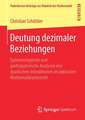 Deutung dezimaler Beziehungen: Epistemologische und partizipatorische Analysen von dyadischen Interaktionen im inklusiven Mathematikunterricht