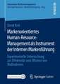 Markenorientiertes Human-Resource-Management als Instrument der Internen Markenführung: Experimentelle Untersuchung zur Effektivität und Effizienz von Maßnahmen