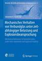 Mechanisches Verhalten von Verbundglas unter zeitabhängiger Belastung und Explosionsbeanspruchung: Mechanical behaviour of laminated glass under time-dependent and explosion loading