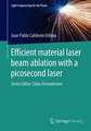 Efficient material laser beam ablation with a picosecond laser