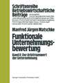 Funktionale Unternehmungsbewertung: Band II, Der Arbitriumwert der Unternehmung