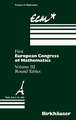 First European Congress of Mathematics: Paris, July 6–10, 1992 Round Tables