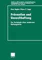 Prävention und Umwelthaftung: Zur Soziologie einer modernen Haftungsform