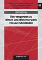 Überzeugungen zu Wissen und Wissenserwerb von Auszubildenden