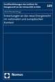 Erwartungen an das neue Energierecht im nationalen und europäischen Kontext