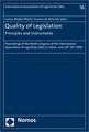 Quality of Legislation - Principles and Instruments