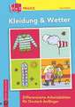 Kleidung & Wetter - Differenzierte Arbeitsblätter für Deutsch-Anfänger