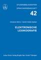 Elektronische Lexikografie