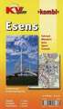 Esens, KVplan, Radkarte/Freizeitkarte/Stadtplan, 1:25.000 / 1:15.000 / 1:5.000