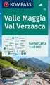 KOMPASS Wanderkarte 110 Valle Maggia, Val Verzasca 1:40.000