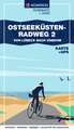 KOMPASS Fahrrad-Tourenkarte Ostseeküstenradweg 2, von Lübeck bis Usedom 1:50.000