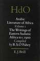 Arabic Literature of Africa, Volume 1: Writings of Eastern Sudanic Africa to c. 1900