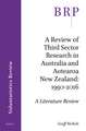 A Review of Third Sector Research in Australia and Aotearoa New Zealand: 1990-2016