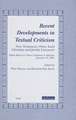 Recent Developments in Textual Criticism: New Testament, Other Early Christian and Jewish Literature - Papers Read at a Noster Conference in Münster, January 4-6, 2001