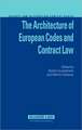 The Architecture of European Codes and Contract Law