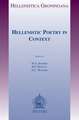 Hellenistic Poetry in Context