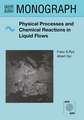 Physical Processes and Chemical Reactions in Liquid Flows