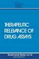 Therapeutic Relevance of Drug Assays