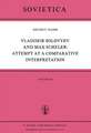 Vladimir Solovyev and Max Scheler: Attempt at a Comparative Interpretation: A Contribution to the History of Phenomenology