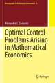 Optimal Control Problems Arising in Mathematical Economics