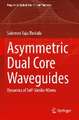 Asymmetric Dual Core Waveguides: Dynamics of Self-Similar Waves