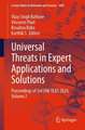 Universal Threats in Expert Applications and Solutions: Proceedings of 3rd UNI-TEAS 2024, Volume 2