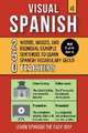 Visual Spanish 4 - (B/W version) - Teaching - 250 Words, Images, and Examples Sentences to Learn Spanish Vocabulary