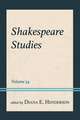 Shakespeare Studies: Volume 54