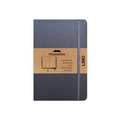 Moustachine Classic Linen Hardcover Grey Plain Pocket