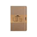 Moustachine Classic Linen Hardcover Dark Tan Lined Pocket