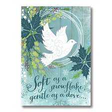 Dove Peace Christmas Card: Collectible Trading Cards