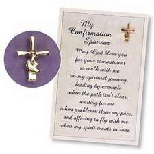 Confirmation Sponsor Pin & Card: Collectible Trading Cards