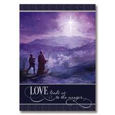 Shepherd and Star Christmas Card: Collectible Trading Cards