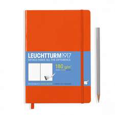 Agendă Sketchbook Leuchtturm (A5): Orange, Medium