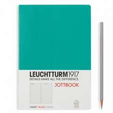 Agendă nedatată Leuchtturm Jottbook: Emerald, Medium, pagini liniate