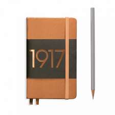 Agende Leuchtturm Special Metallic Edition 1917 (Hardcover): Copper, Pocket, pagini albe