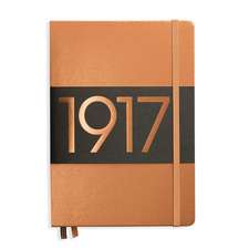 Agende Leuchtturm Special Metallic Edition 1917 (Hardcover): Copper, Medium, pagini liniate