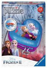 Herzschatulle Frozen 2. 3D Puzzle 54 Teile