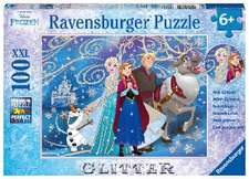 Disney Frozen: Glitzernder Schnee. Glitter Puzzle 100 Teile XLL