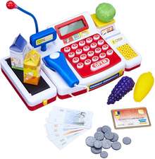 Supermarktkasse mit Scanner